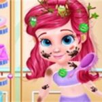 Messy Little Mermaid Makeover-Spiel